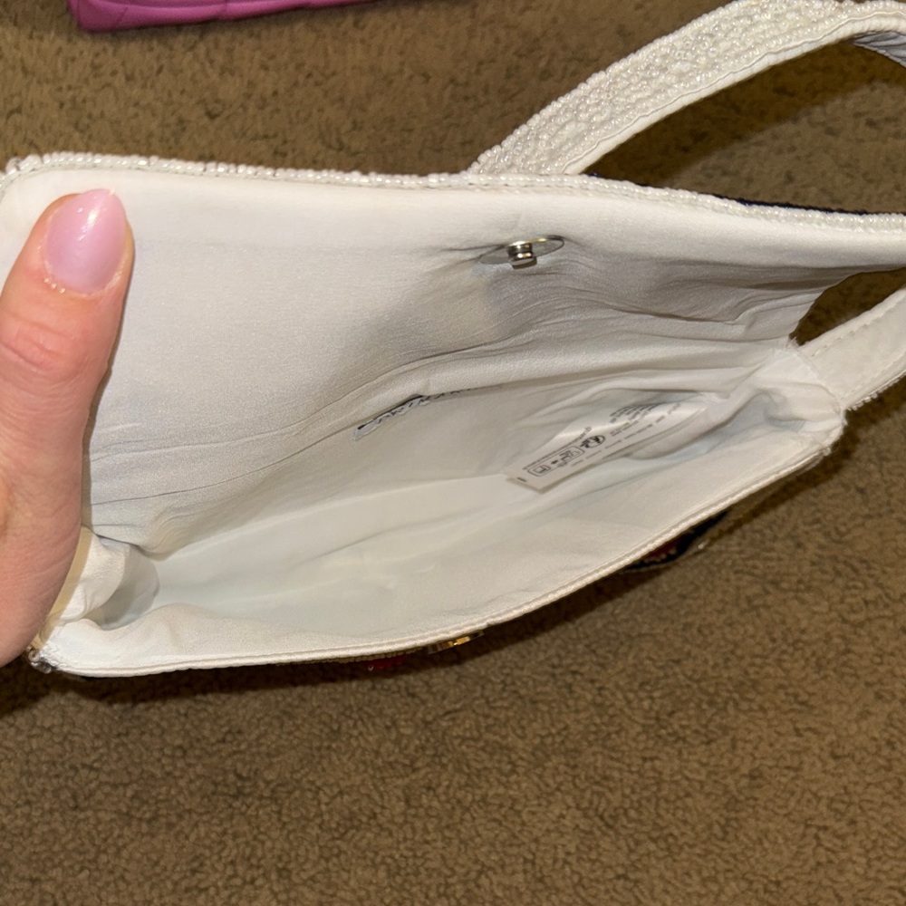 Cherry Patterned Beaded Women's Bag - image 3